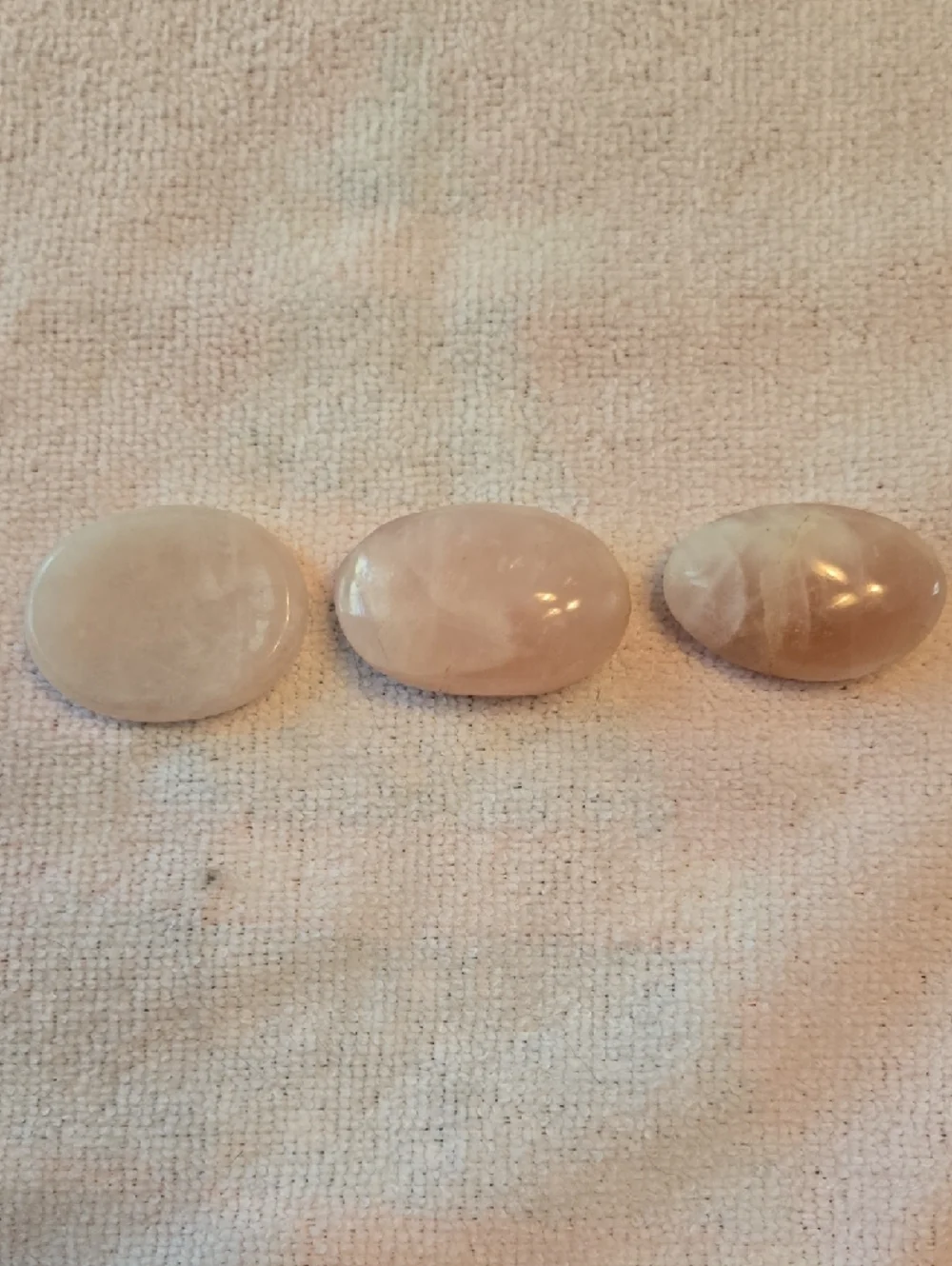 Rose Quartz Oval Gemstones - Picture 3 of 10